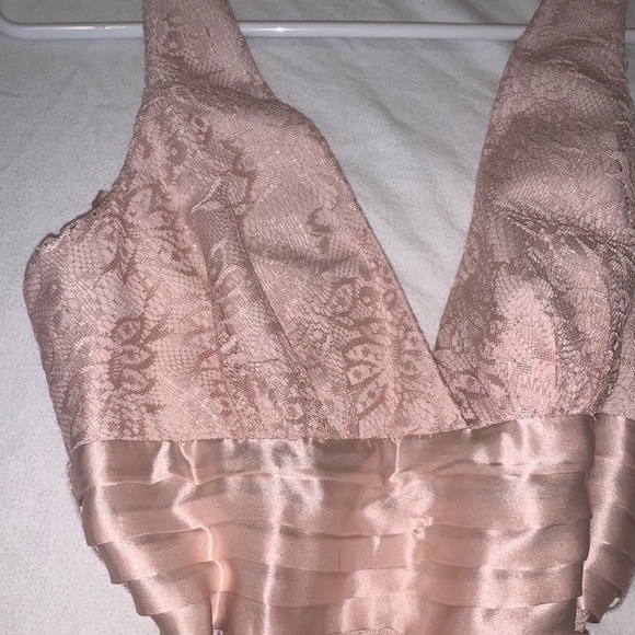 Bcbgmaxazria tiered silk lace dress - Picture 3 of 6